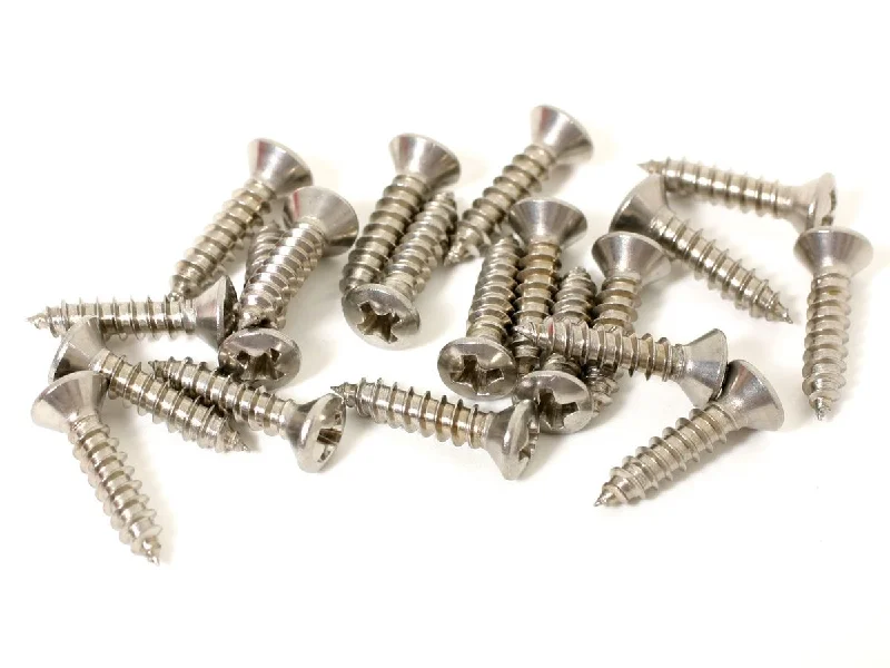 Screws, Fender Pickguards, Stainless (20 pcs)