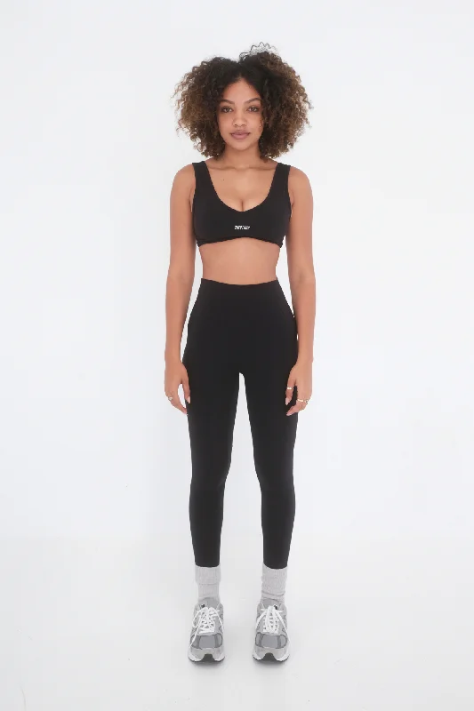 Alpine Sports Bra - Black