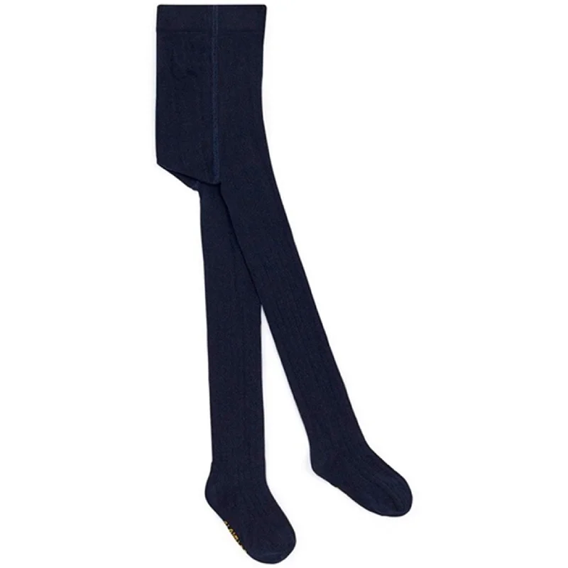 BONTON Navy Tights Rib