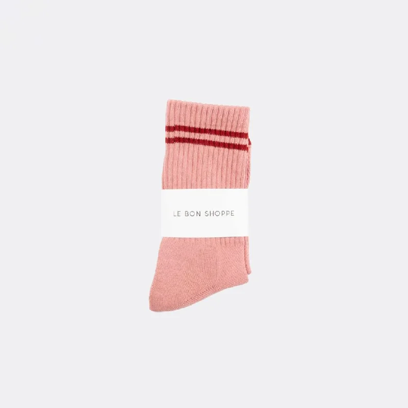 Boyfriend Socks (Vintage Pink)