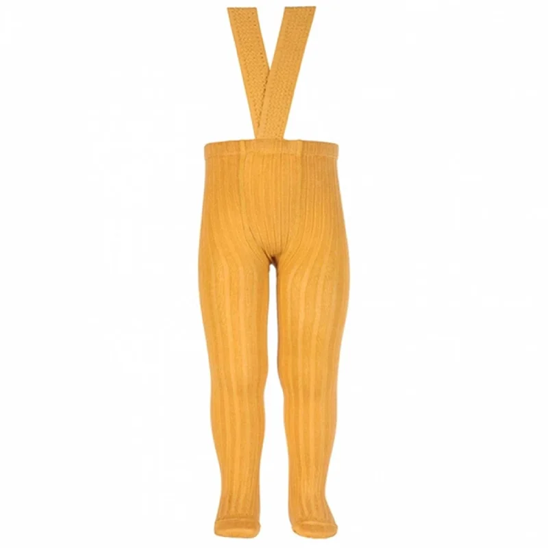 Cóndor Tights Rib Mustard