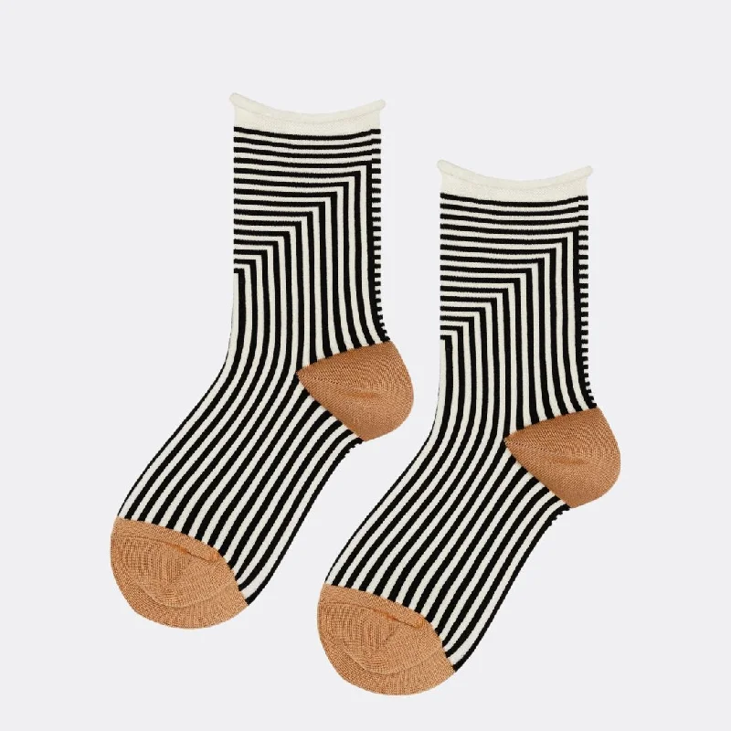 Corbusier Crew Socks (Black)