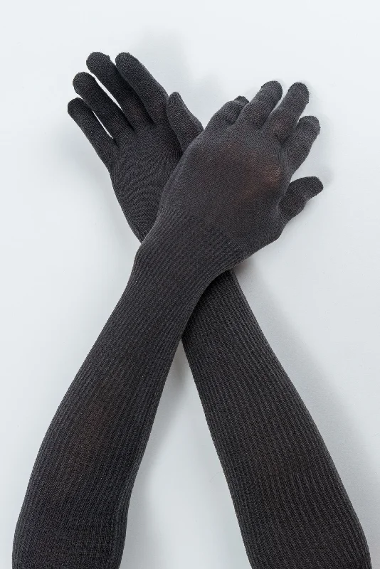 Extra Long Silk Gloves