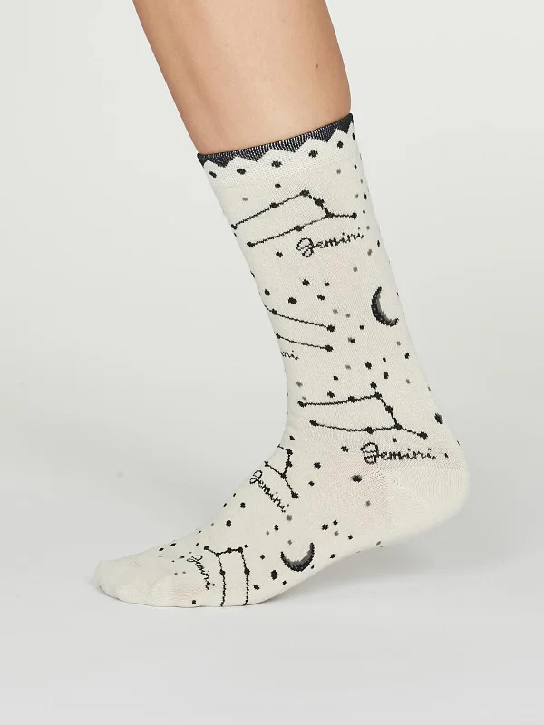 Gemini Zodiac Bamboo Organic Cotton Horoscope Star Sign Socks