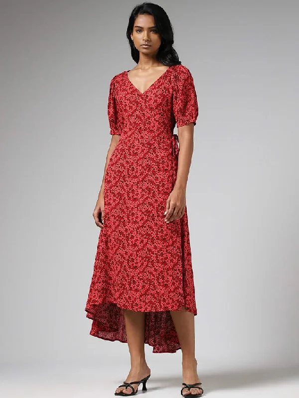 Women's corduroy fall pants Dark - wash women jeans for a sophisticated and slimming effect LOV Red Ditsy Floral Printed Tie-Up Dress Women's corduroy fall pants Dark - wash women jeans for a sophisticated and slimming effect LOV Red Ditsy Floral Printed Tie-Up Dress