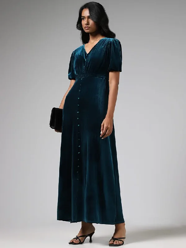 Women's pants for cycling Jeggings women jeans combining the comfort of leggings and style of jeans LOV Teal Button Accent Velvet Dress Women's pants for cycling Jeggings women jeans combining the comfort of leggings and style of jeans LOV Teal Button Accent Velvet Dress