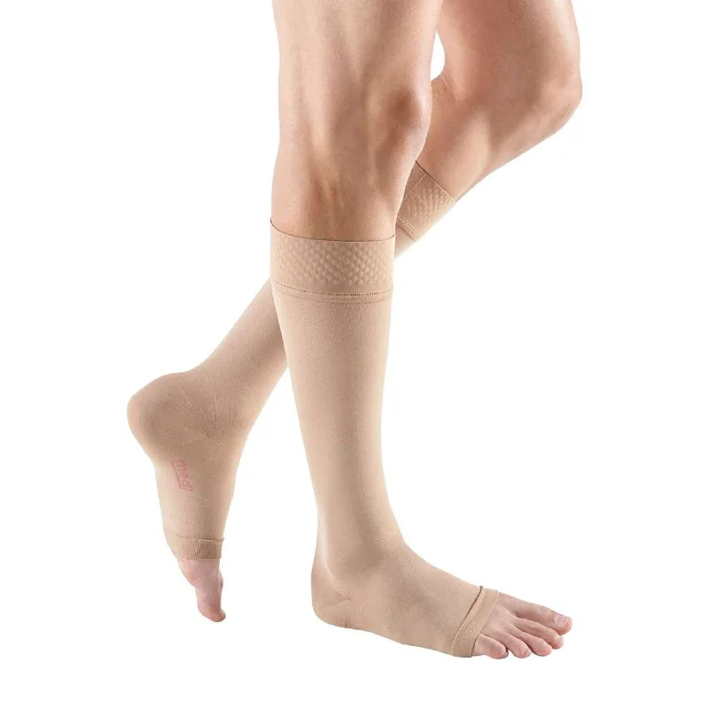 Mediven Forte 30-40 mmHg Calf High w/Silicone Top Band, Open Toe