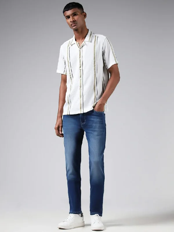 Women's zipper - detail fashion pants Jeggings women jeans combining the comfort of leggings and style of jeans Nuon Blue Slim - Fit Mid - Rise Jeans Women's zipper - detail fashion pants Jeggings women jeans combining the comfort of leggings and style of jeans Nuon Blue Slim - Fit Mid - Rise Jeans