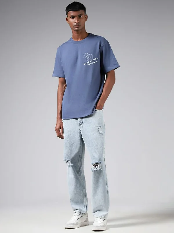 Women's pants for outdoor adventures Dark - wash women jeans for a sophisticated and slimming effect Nuon Ice Blue Relaxed - Fit Mid - Rise Jeans Women's pants for outdoor adventures Dark - wash women jeans for a sophisticated and slimming effect Nuon Ice Blue Relaxed - Fit Mid - Rise Jeans