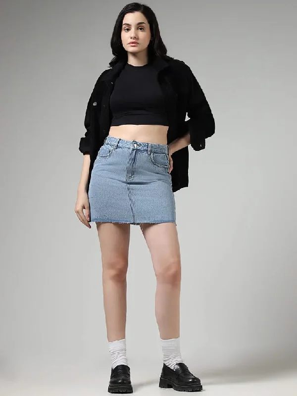 Women's tassel - adorned boho pants Embellished women jeans with studs or rhinestones for a glamorous touch Nuon Light Blue Embellished Denim Mini Skirt Women's tassel - adorned boho pants Embellished women jeans with studs or rhinestones for a glamorous touch Nuon Light Blue Embellished Denim Mini Skirt