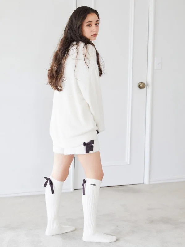 Ribbon Knee-High Socks