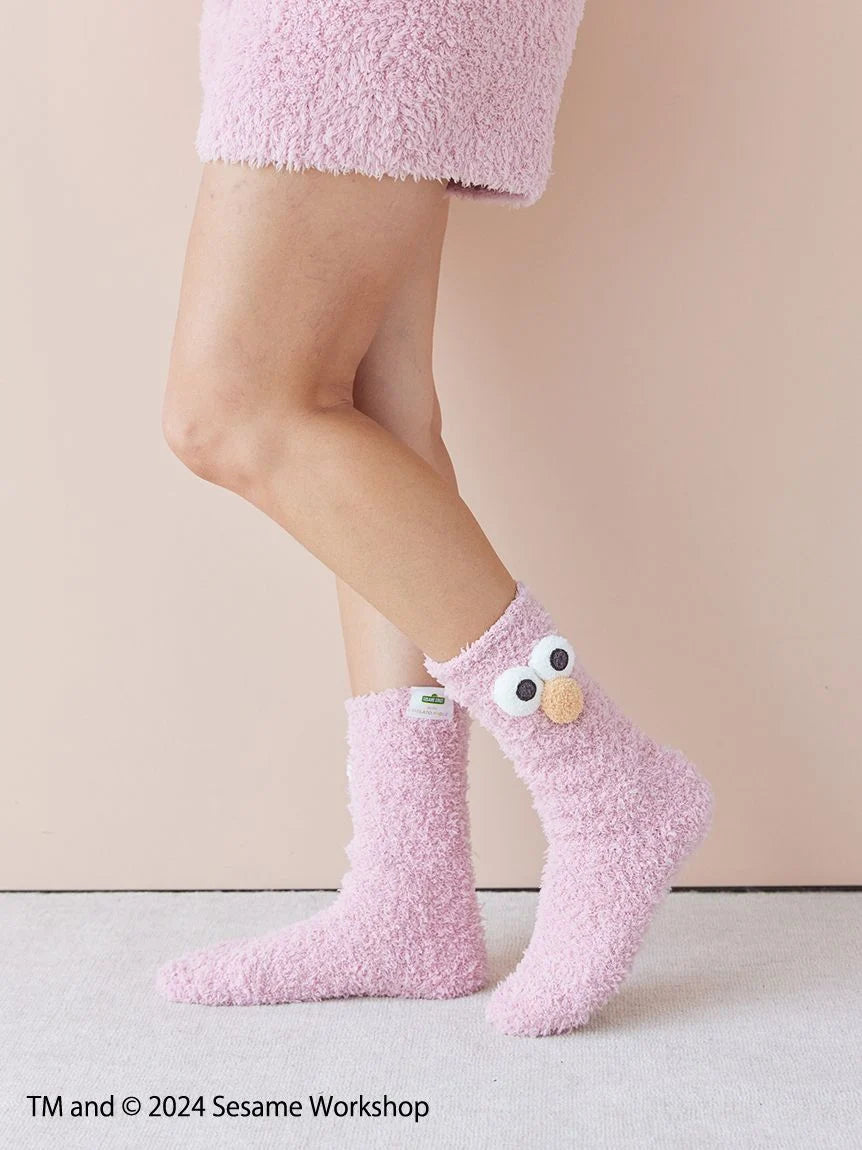 【SESAME STREET】Elmo Fuzzy Socks