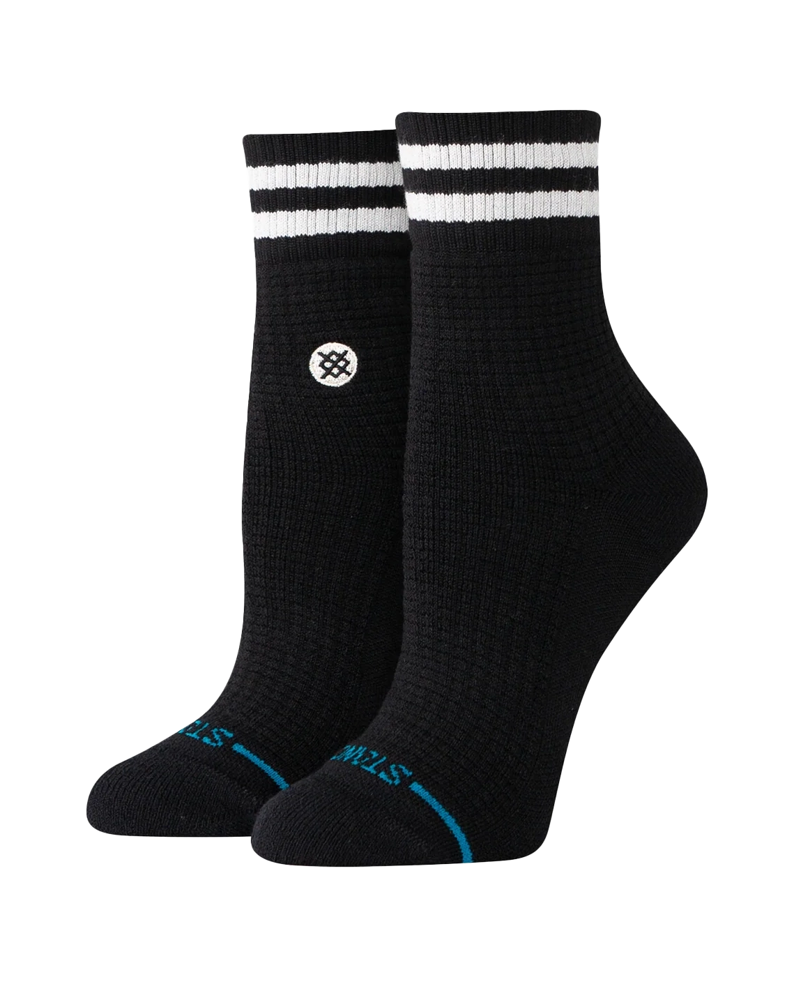 Waffles N Butter Socks in Black