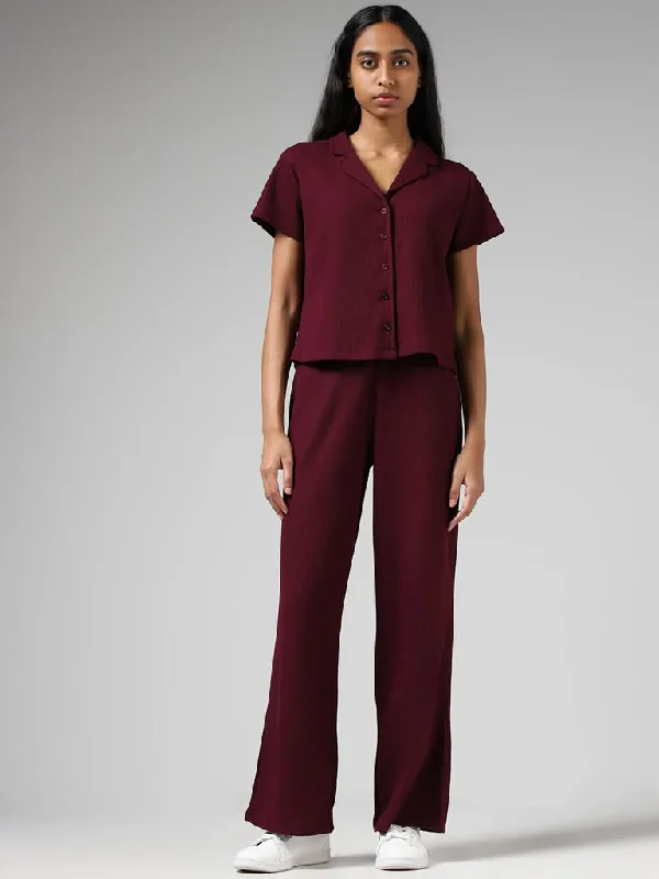 Women's winter - warm fleece - lined pants Bootcut women jeans to complement various shoe styles Superstar Plum Fluted Wide Leg Trousers Women's winter - warm fleece - lined pants Bootcut women jeans to complement various shoe styles Superstar Plum Fluted Wide Leg Trousers