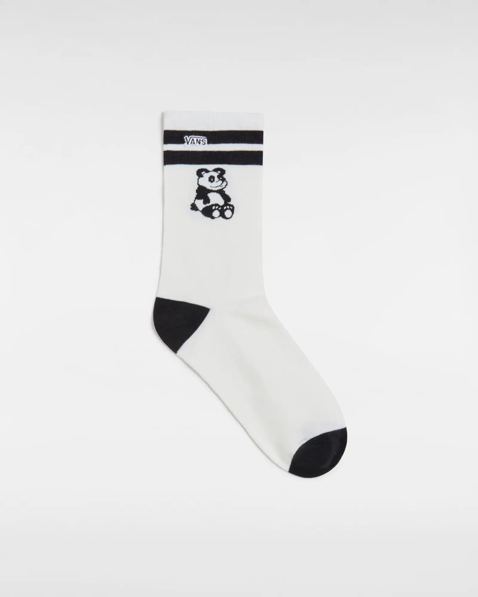 Ticker Socks in Marshmallow & Black