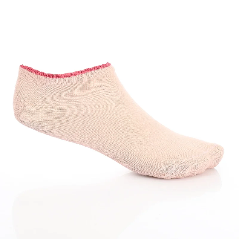 Women's No Show Socks -Rose