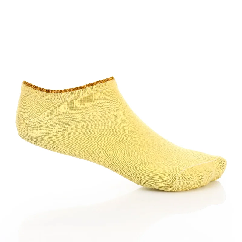 Women's No Show Socks -Yellow