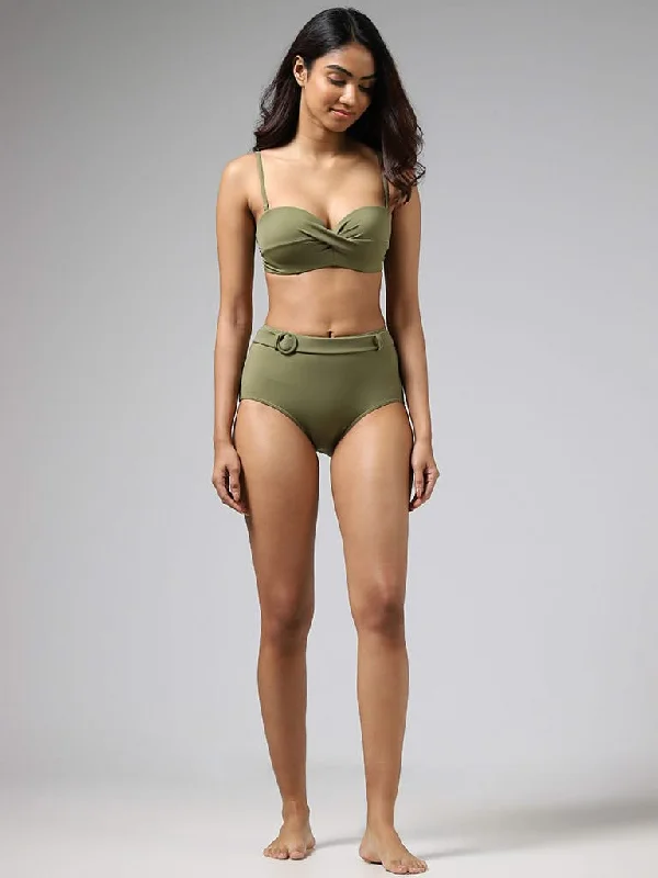 Women's suede fashion pants Jeggings women jeans combining the comfort of leggings and style of jeans Wunderlove Solid Olive Swimwear Bandeau Bra Women's suede fashion pants Jeggings women jeans combining the comfort of leggings and style of jeans Wunderlove Solid Olive Swimwear Bandeau Bra