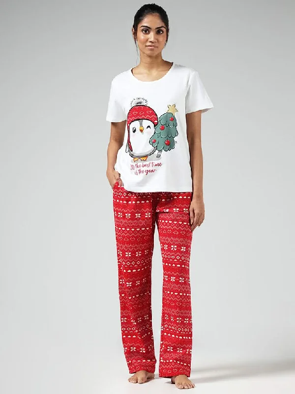 Women's corduroy fall pants Dark - wash women jeans for a sophisticated and slimming effect Wunderlove White Christmas Printed Cotton T-Shirt and Pyjamas Set Women's corduroy fall pants Dark - wash women jeans for a sophisticated and slimming effect Wunderlove White Christmas Printed Cotton T-Shirt and Pyjamas Set