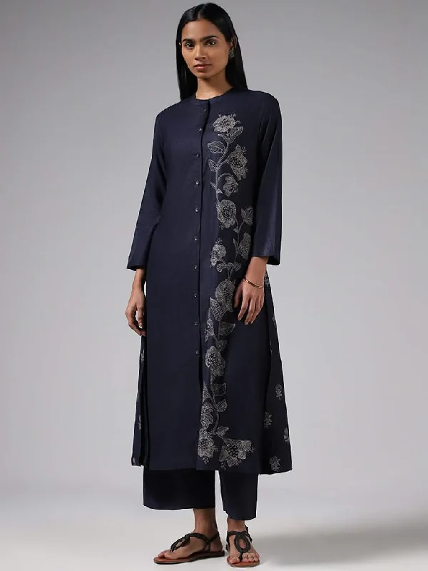 Women's discounted work pants Cargo women jeans with multiple pockets for added functionality Zuba Indigo Printed Button Down Kurta Women's discounted work pants Cargo women jeans with multiple pockets for added functionality Zuba Indigo Printed Button Down Kurta