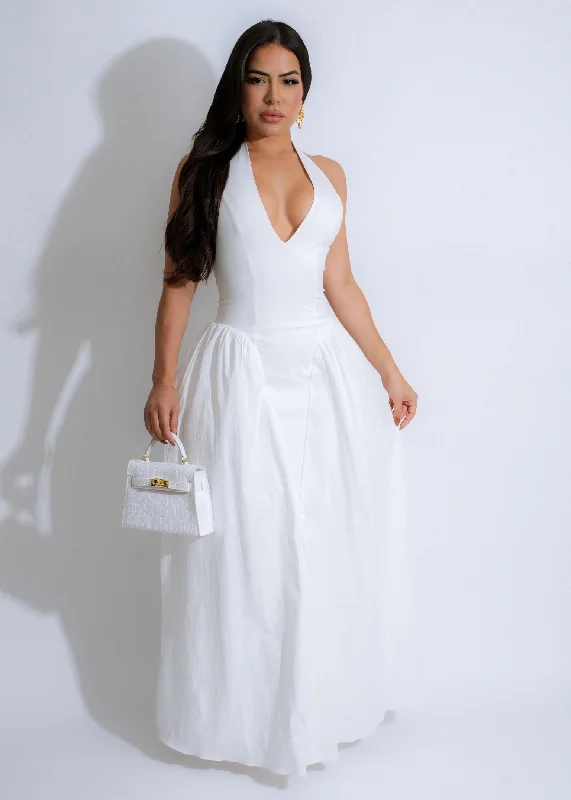 Maxi dresses with fringe trim for a bohemian vibeCloudlight Cascade Maxi Dress White Maxi dresses with fringe trim for a bohemian vibeCloudlight Cascade Maxi Dress White
