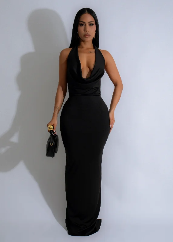 Infinite Midnight Maxi Dress Black