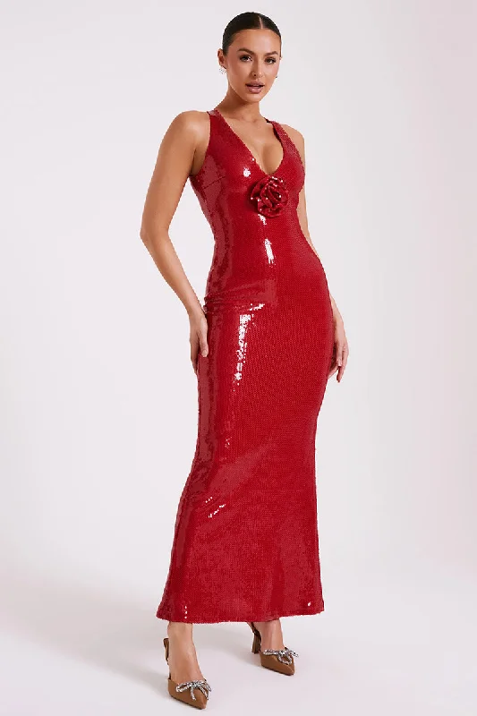Satin maxi dresses with a high - low hem for a modern twistMesmerizing Arrival Backless Sequin Maxi Dress Satin maxi dresses with a high - low hem for a modern twistMesmerizing Arrival Backless Sequin Maxi Dress