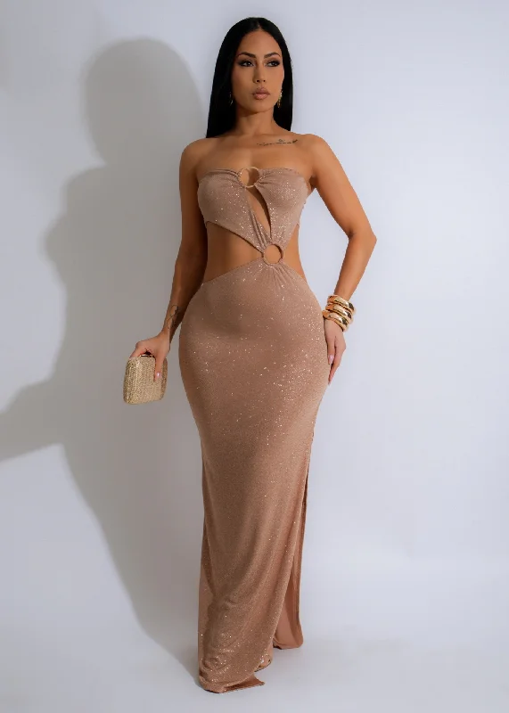 Velvet maxi dresses with long sleeves for winter weddingsStarlit Temptation Sparkle Maxi Dress Nude Velvet maxi dresses with long sleeves for winter weddingsStarlit Temptation Sparkle Maxi Dress Nude