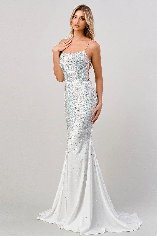 Formal dresses with geometric patterns and metallic accents for a modern formal affairCinderella Divine CD0179 - Fully Beaded Long Gown Formal dresses with geometric patterns and metallic accents for a modern formal affairCinderella Divine CD0179 - Fully Beaded Long Gown