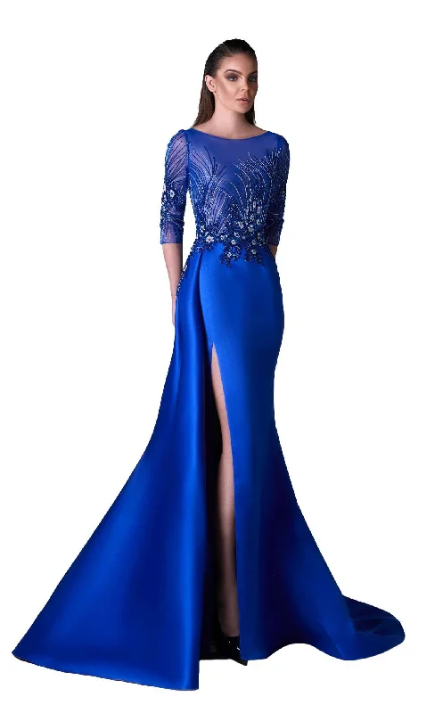 Long - sleeved formal dresses in velvet for a winter formal eventEdward Arsouni Couture FW0395 Dress Long - sleeved formal dresses in velvet for a winter formal eventEdward Arsouni Couture FW0395 Dress