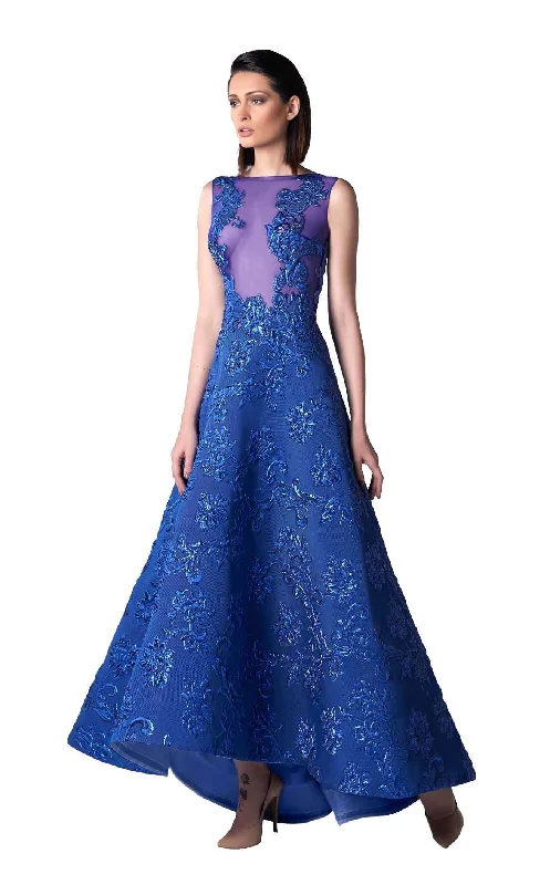 Prom dresses with pom - pom - decorated hems and cotton - blend fabrics for a playful and comfortable formal styleEdward Arsouni Couture FW0399 Dress Prom dresses with pom - pom - decorated hems and cotton - blend fabrics for a playful and comfortable formal styleEdward Arsouni Couture FW0399 Dress