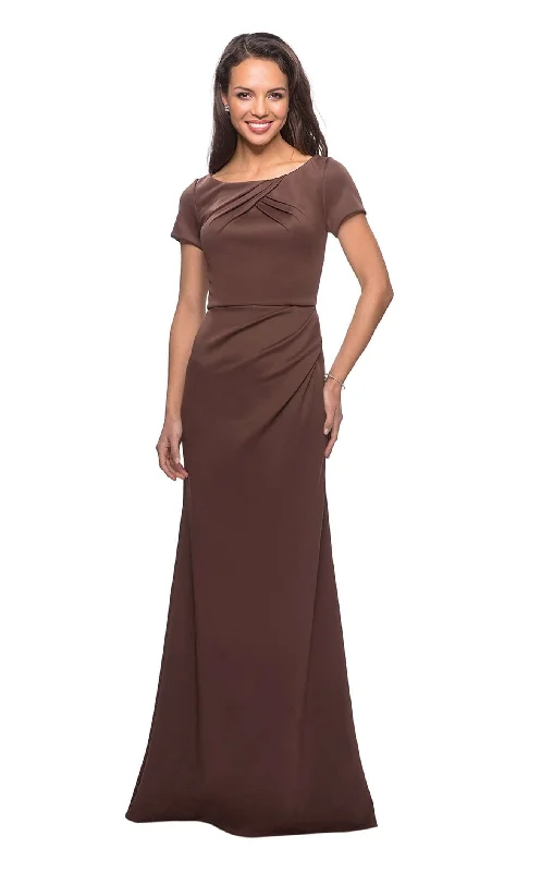 Long - train formal dresses in chiffon for a dramatic prom entranceLa Femme 27067 Dress Long - train formal dresses in chiffon for a dramatic prom entranceLa Femme 27067 Dress