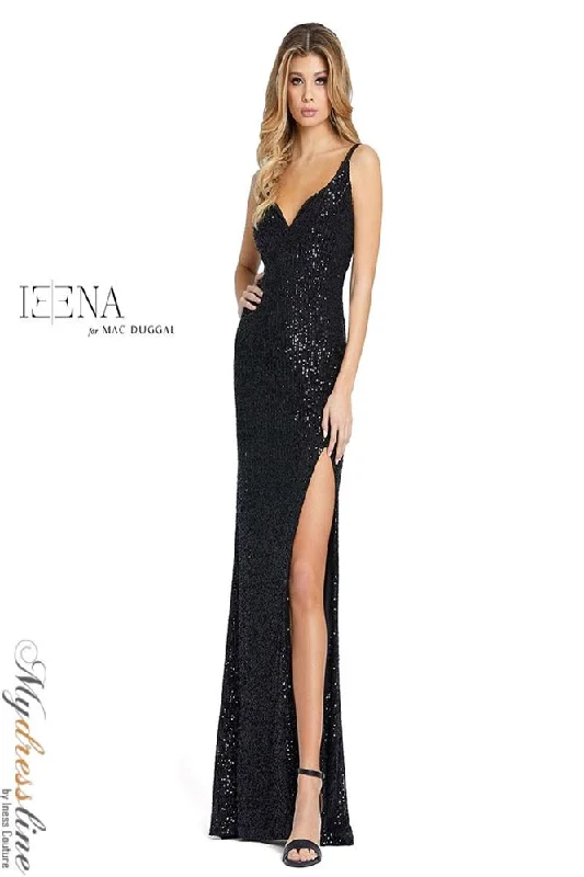 Prom dresses with one - shoulder designs and feather accents for a bold statementMac Duggal 26443 Prom dresses with one - shoulder designs and feather accents for a bold statementMac Duggal 26443