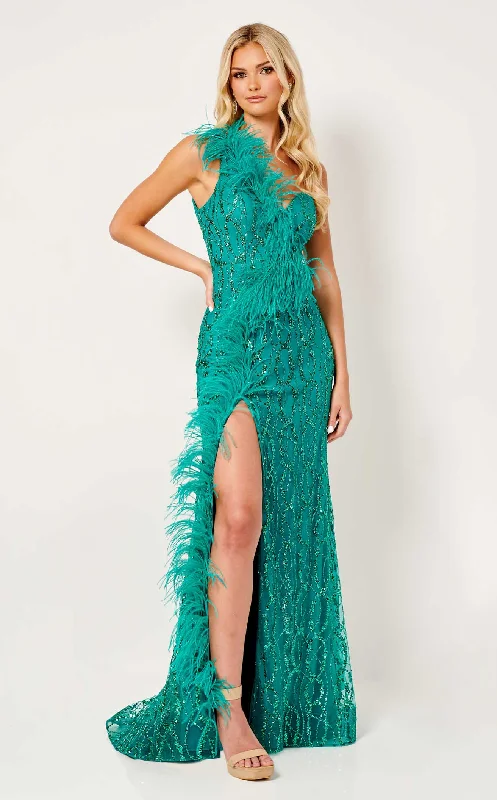 A - line formal dresses with beaded lace appliques for formal eventsRachel Allan 70402 Dress A - line formal dresses with beaded lace appliques for formal eventsRachel Allan 70402 Dress