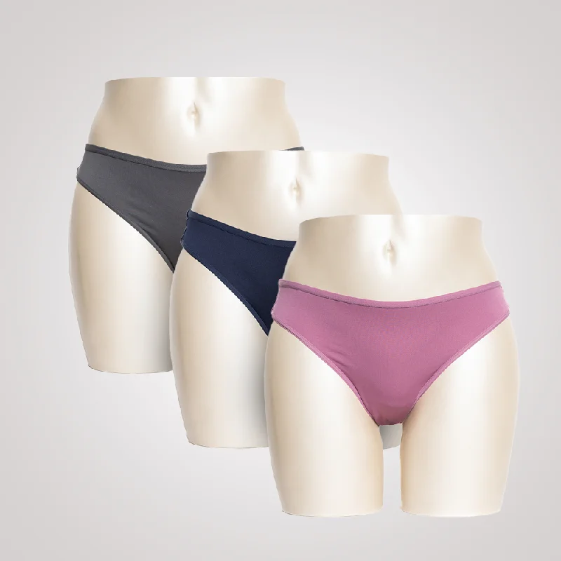 push - up women thongs for enhancing hip curvesMicrofiber Thong (Pack of 3)