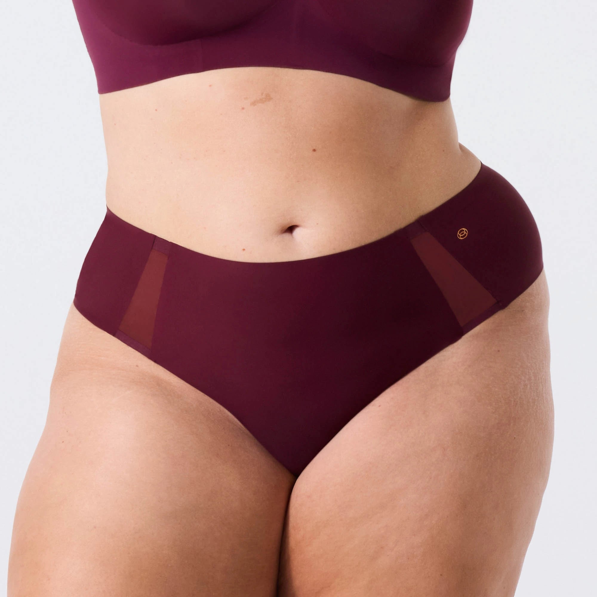seamless microfiber women thongs for a smooth touchHigh-Waisted Thong — Mesh