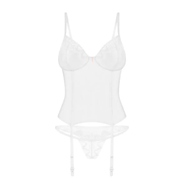 Obsessive - Alissium corset & thong White M/L