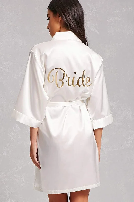 The Bride Robe - Bridal Robe Style 1