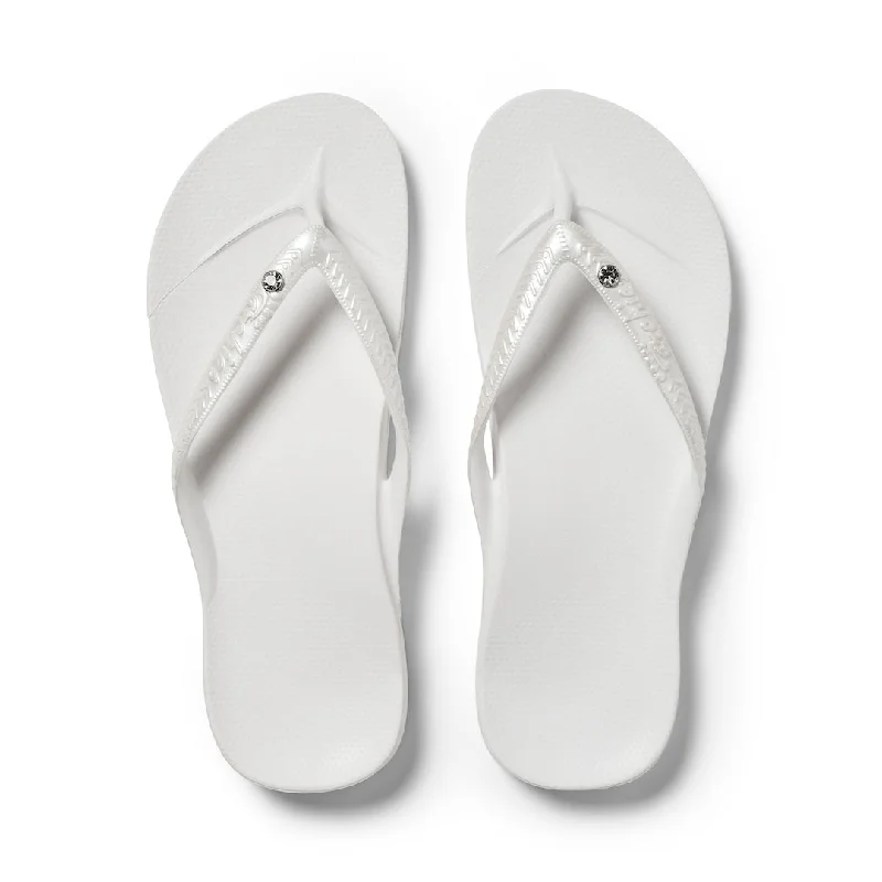 Arch Support Thongs - Classic - Shimmer Pearl