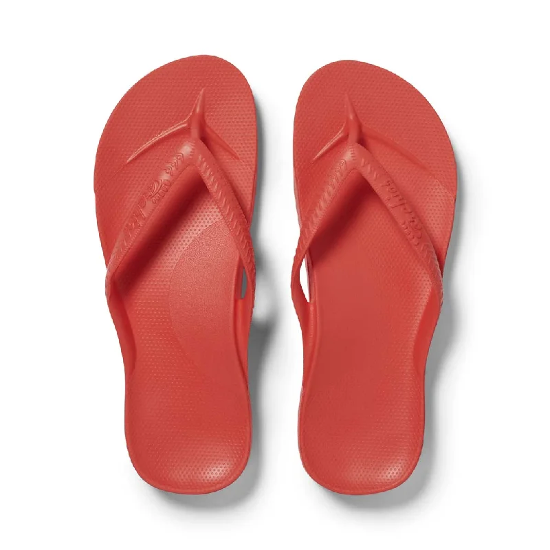 Kids - Arch Support Thongs - Coral