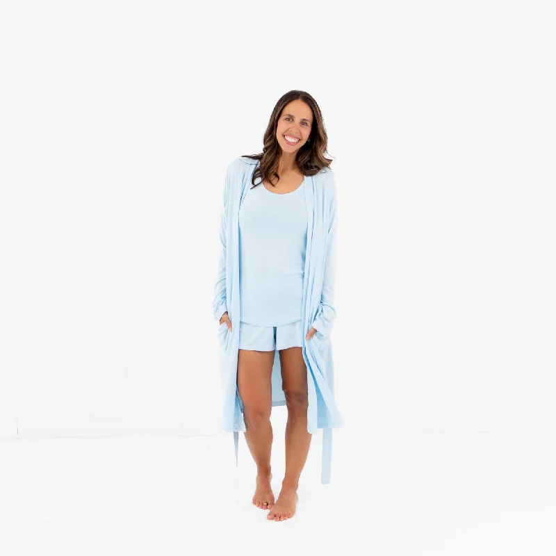 Women’s Lounge Robe in Powder